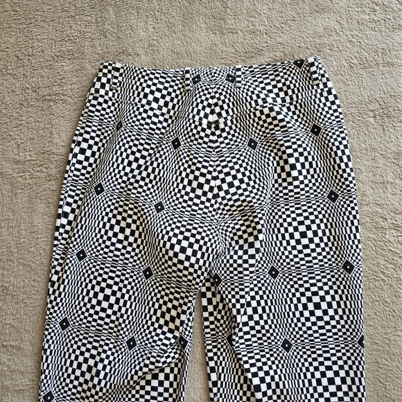 Escada Optical Illusion Flare Pants size 34 - Picture 8 of 14